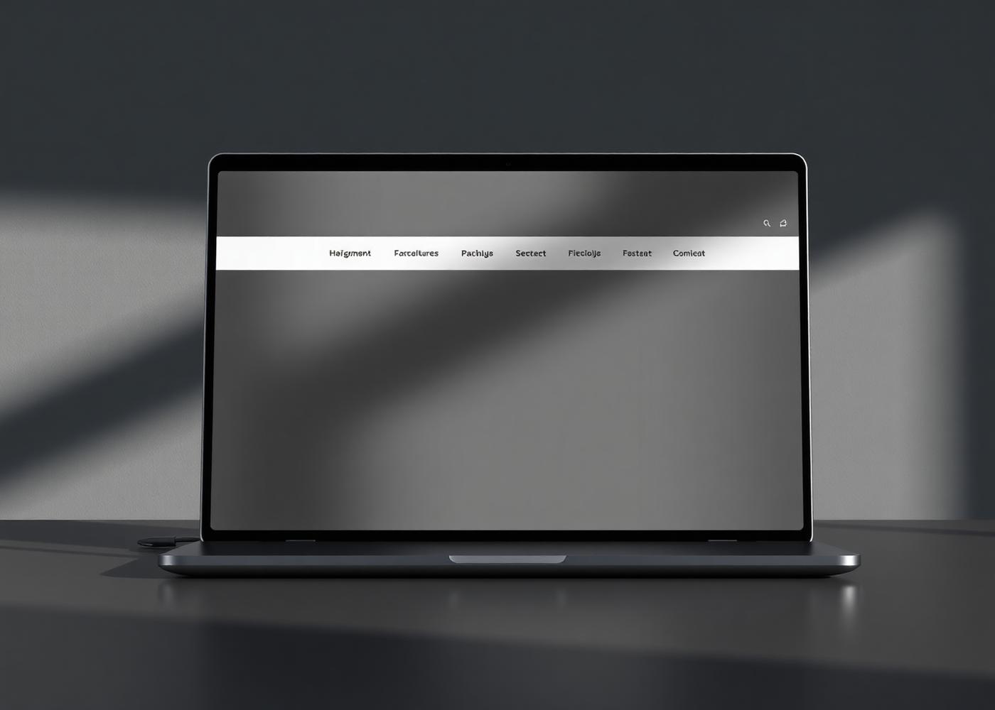 Web design mockup